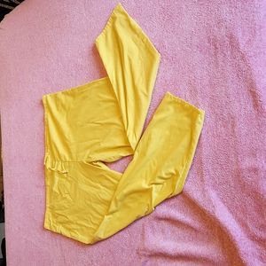 Alpha Omega Yellow Scrub Pants - Size XL